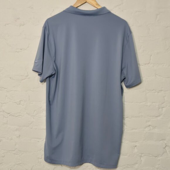 Nike Golf Apparel, Tall/Large Light Blue Polo, Dri-FIT, Moisture-Wicking - Picture 3 of 4